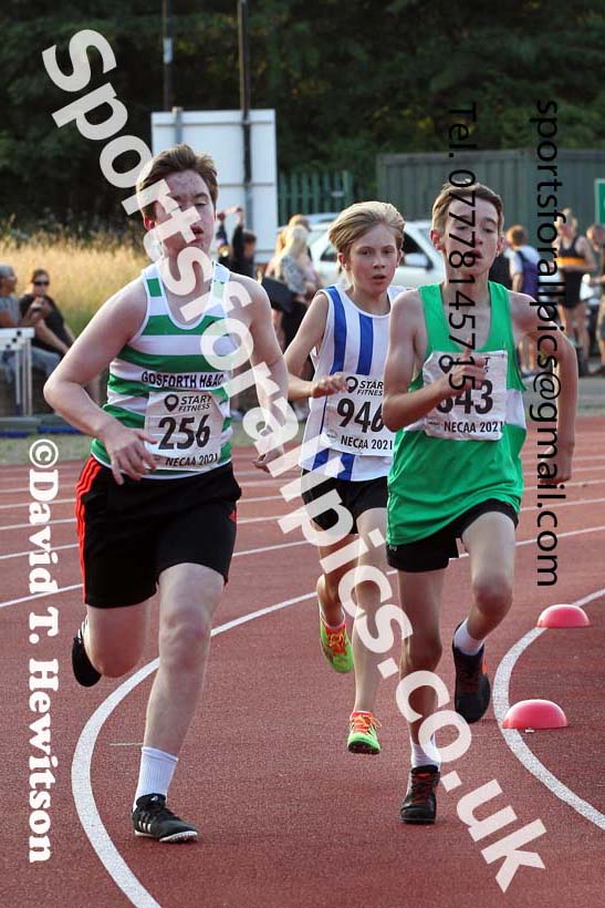 1500 metres, 2021 North East Grand Prix 5, Monkton, Wednesday, July 21st. Photo: David T. Hewitson/Sports for All Pics